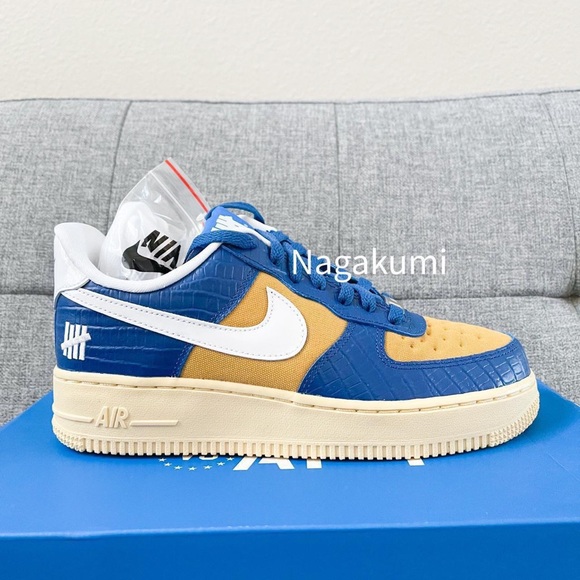 💙💛🤍 Nike Air Force 1 x dunk undefeated edition - Picture 4 of 4